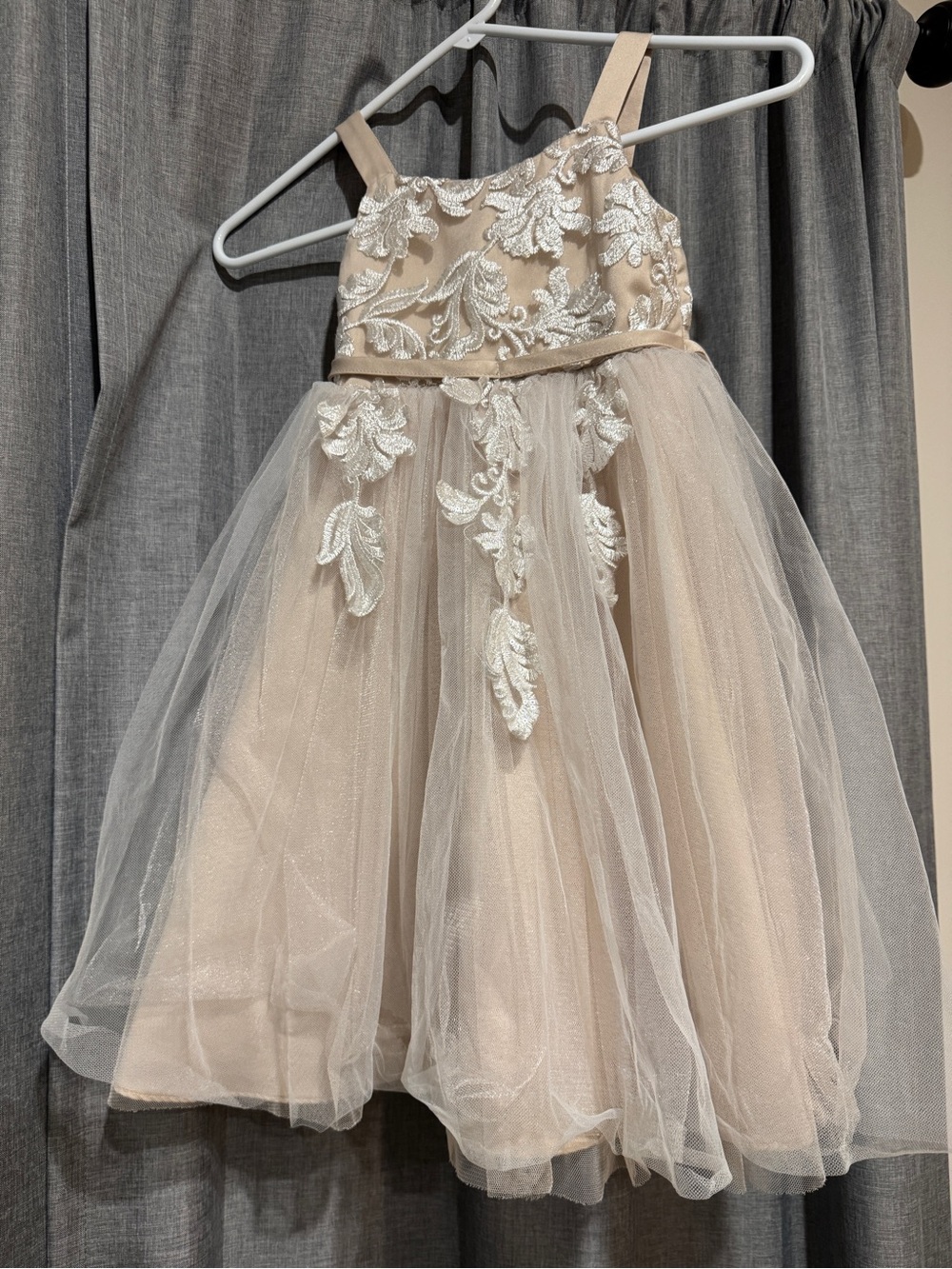 Girls' Flower Girl Dress - Champagne